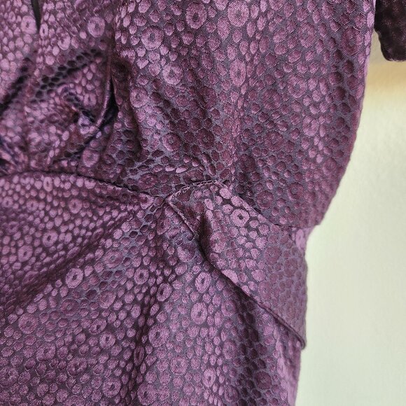 3.1 Phillip Lim Purple Jacquard Silk Peplum Top – Made in USA / EUC - Picture 4 of 16